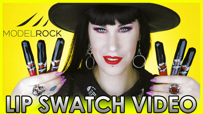 Model Rock Lip Swatches 😱💄 Matte Liquid Lipstick Review