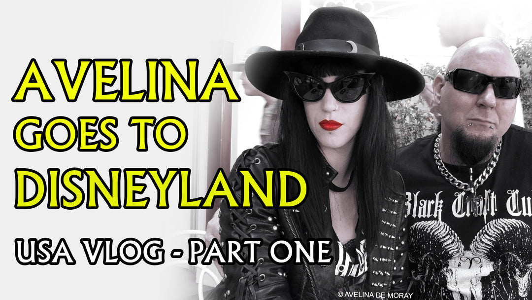 NEW YOUTUBE VIDEO: A day with three GOTHS at Disneyland - USA Vlog 1