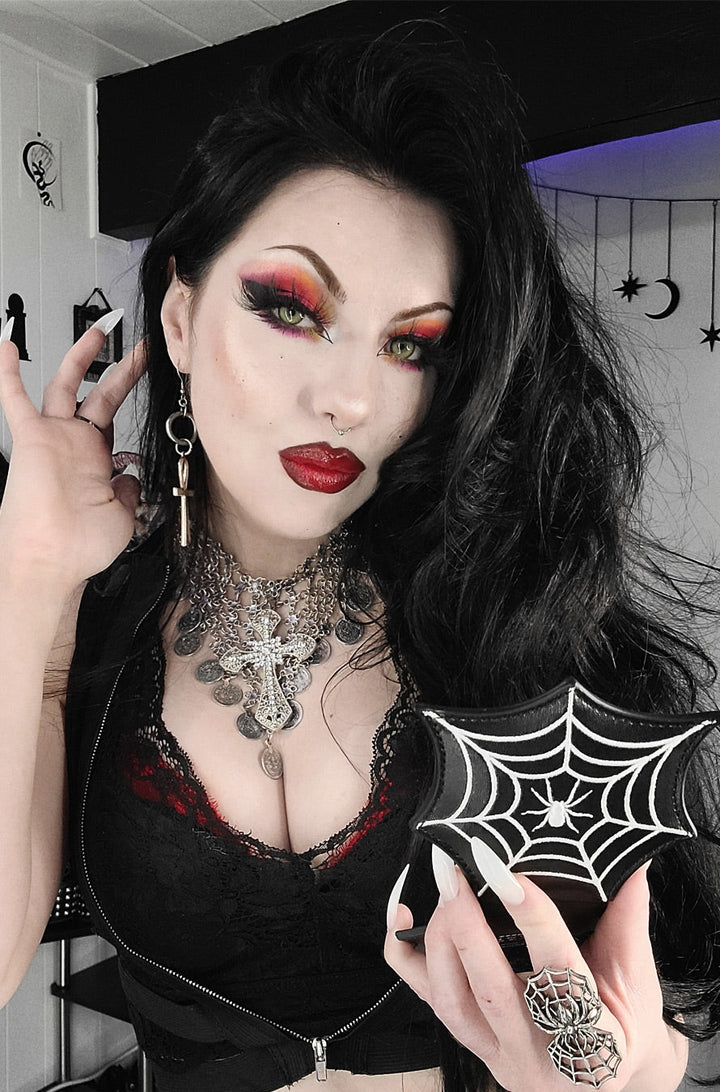 Kristiana Web Compact Mirror - Avelina De Moray