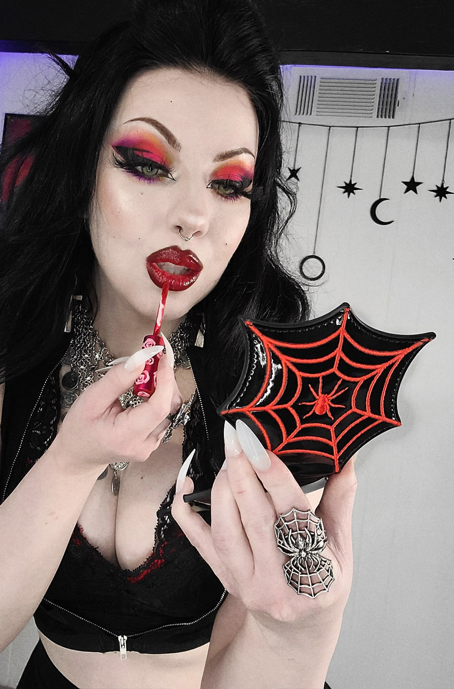 Kristiana Web Compact Mirror - Avelina De Moray