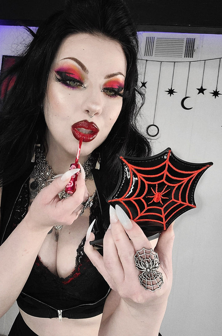 Kristiana Web Compact Mirror - Avelina De Moray