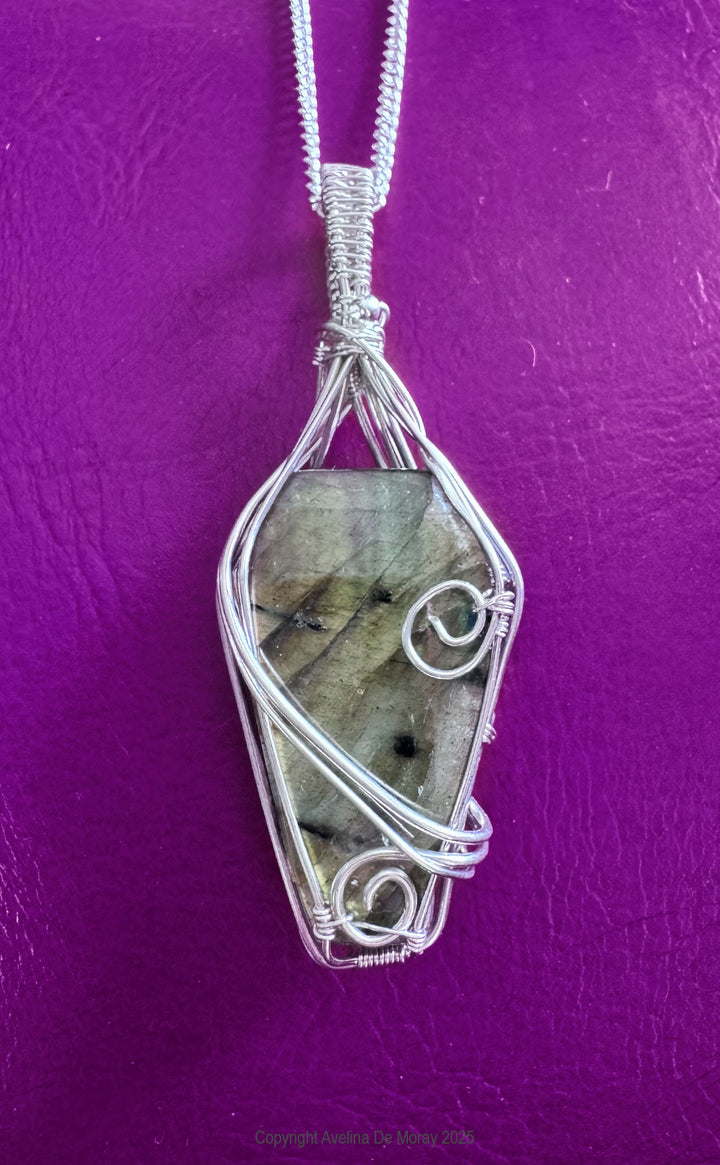 Coffin Stone Pendants