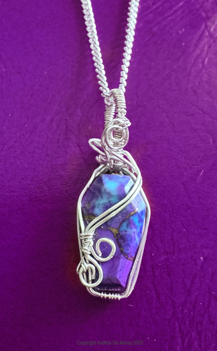 Coffin Stone Pendants