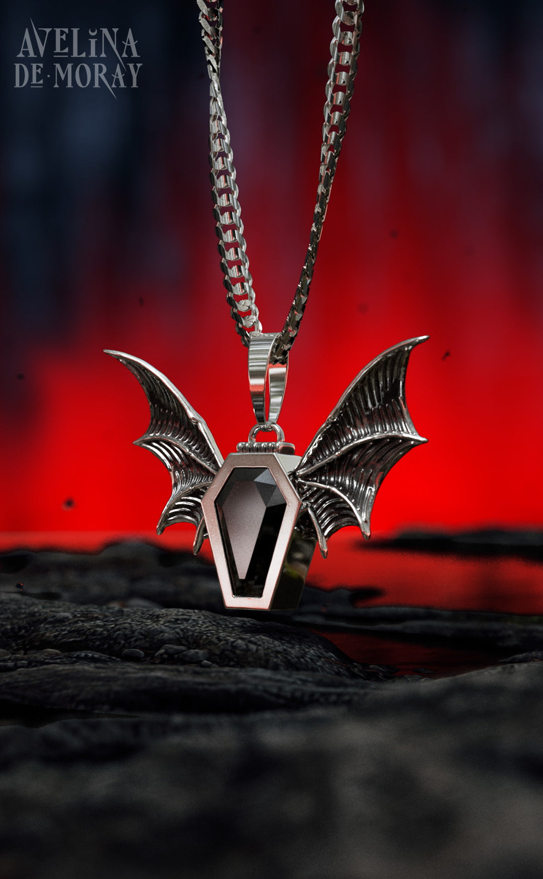 Black Friday Coffin Pendant – Avelina De Moray - Main Image