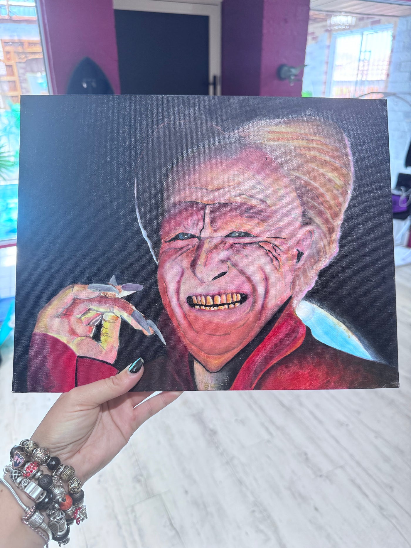 Bram Stolkers Dracula oil painting by Avelina De Moray