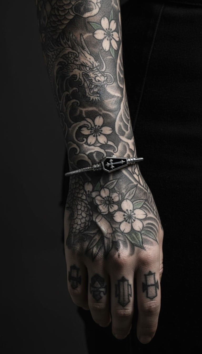 Coffin Charm Bracelet