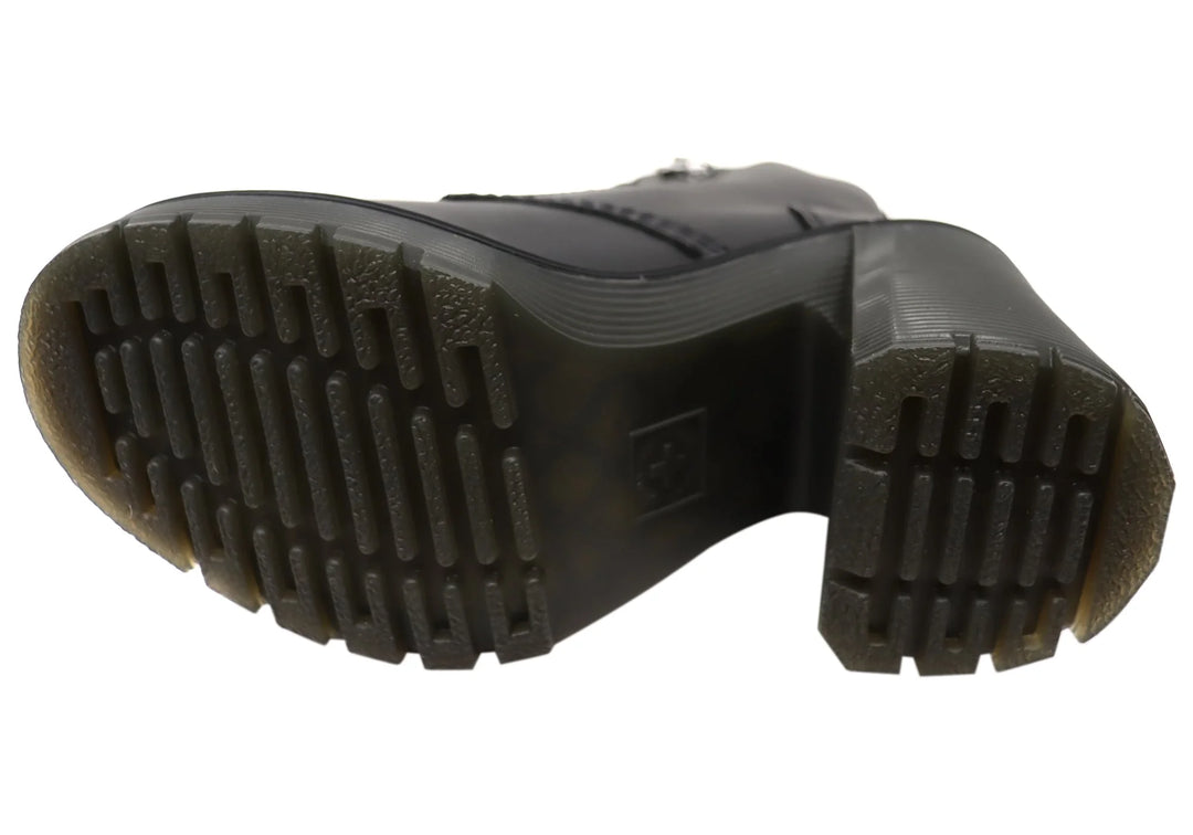 Dr. Martens Jesy Platform Combat Boot - Black Sendal