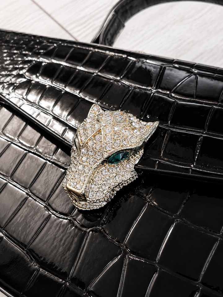 Nocturn Black Panther Handbag