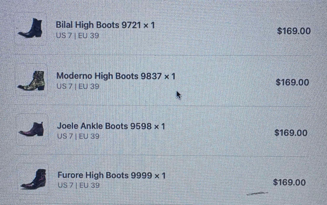 DOLA italian Bilal High Boots 9721