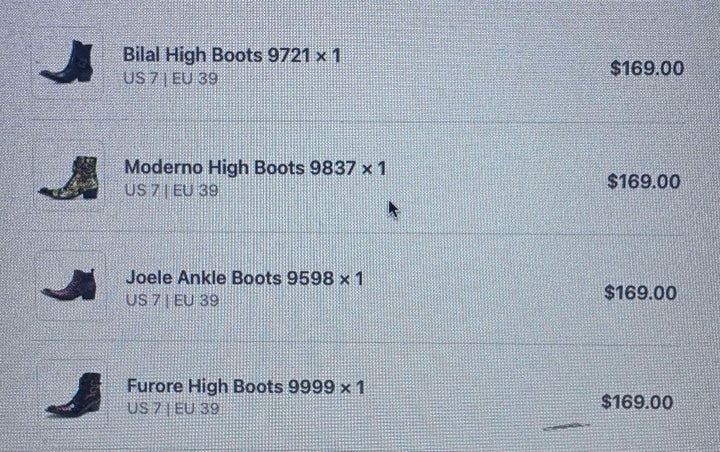 DOLA italian Bilal High Boots 9721