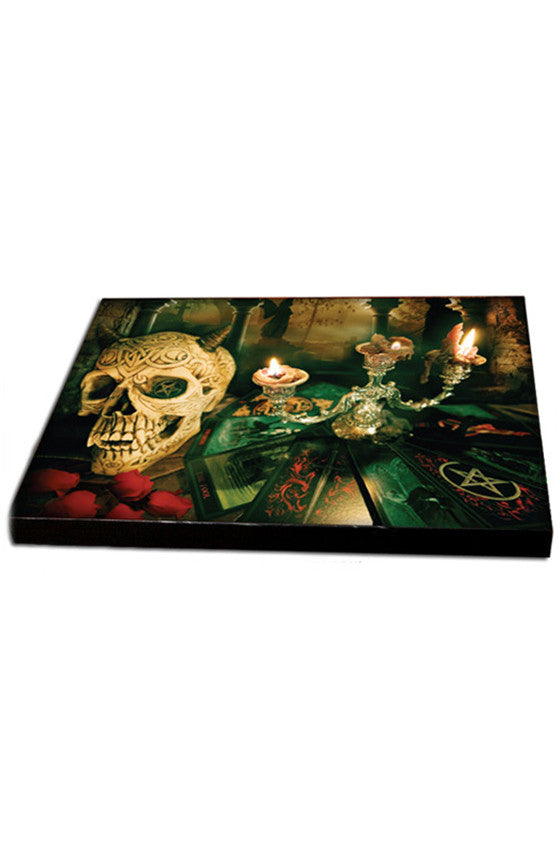 Sinners Flames Canvas - Avelina De Moray
