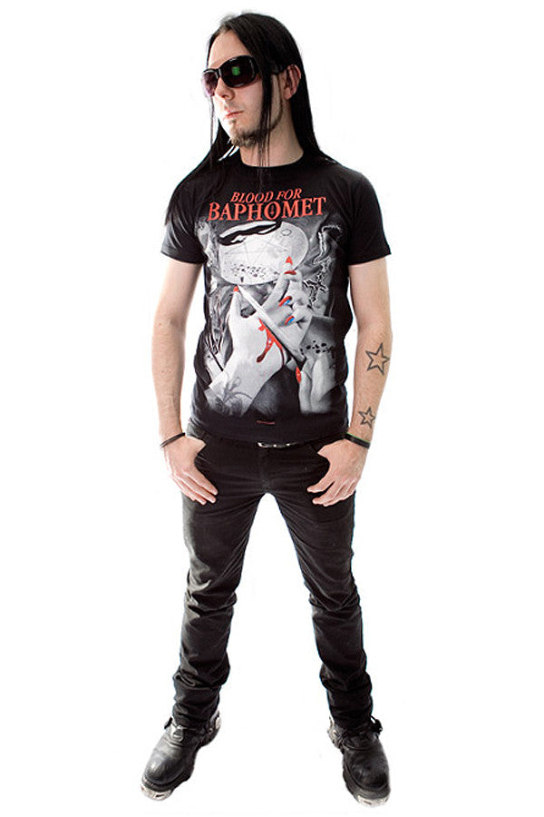 Blood For Baphomet Mens T-shirt - Avelina De Moray