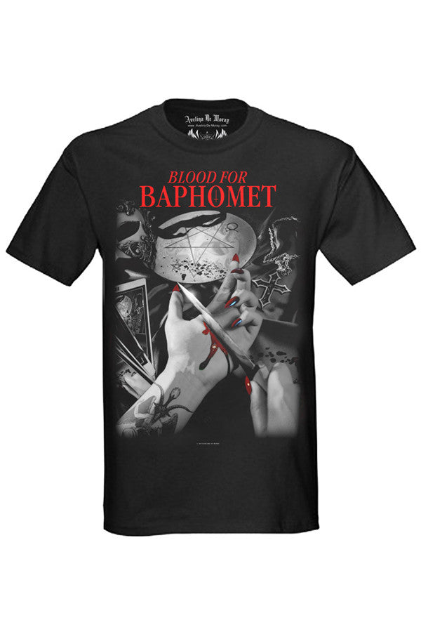 Blood For Baphomet Mens T-shirt - Avelina De Moray
