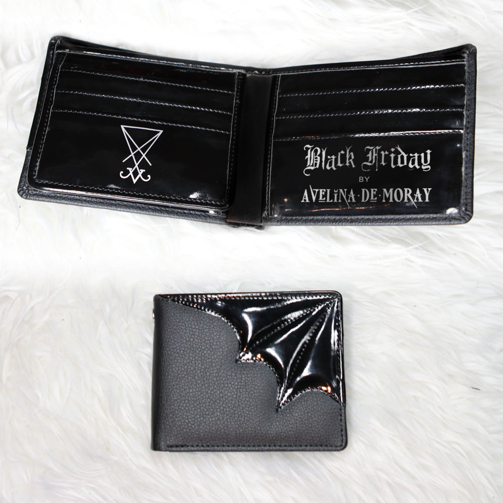 Mens Black Friday Wallet - Avelina De Moray