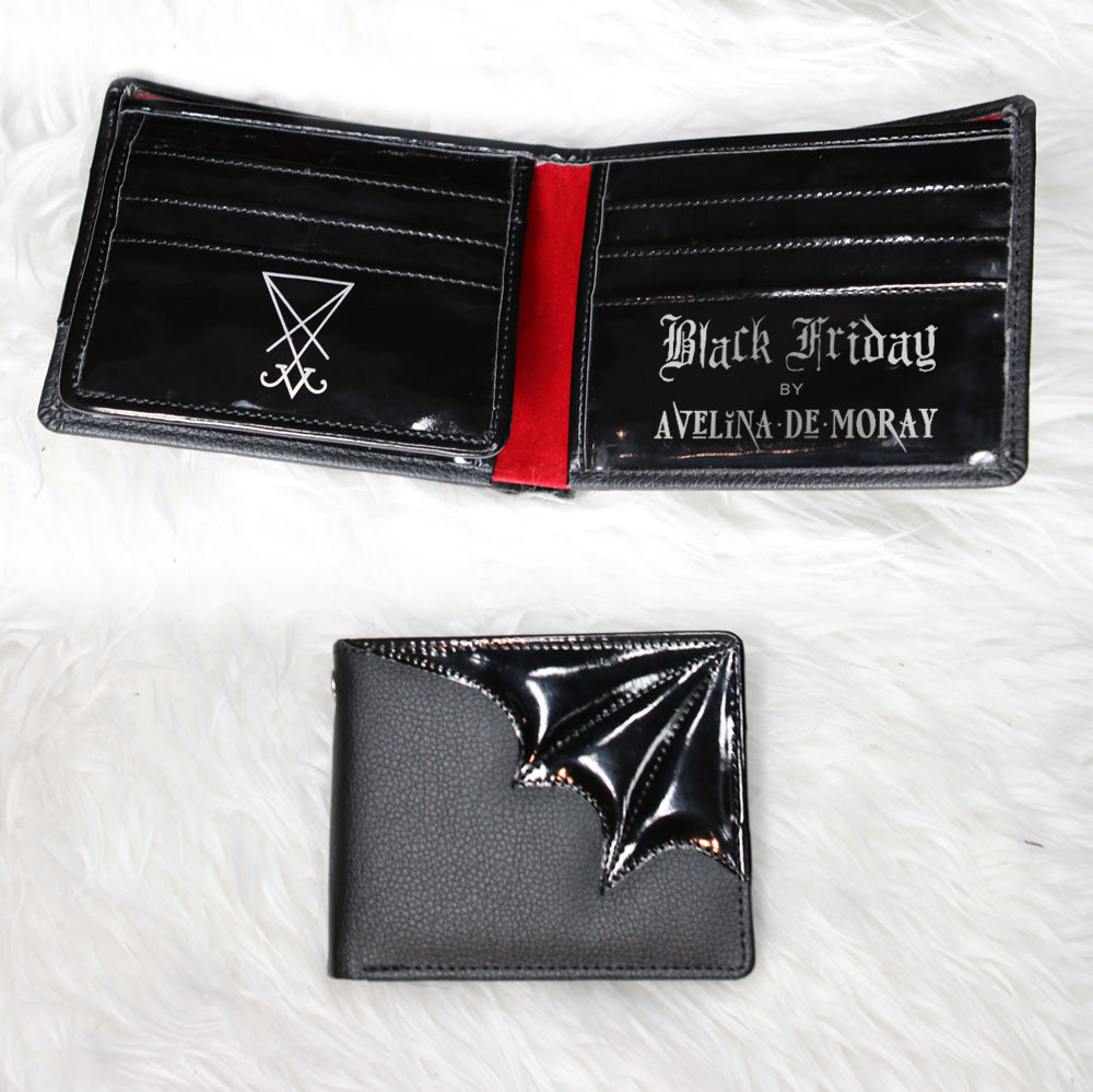 Mens Black Friday Wallet - Avelina De Moray