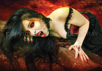 Vampires Of Rookwood Greeting Card - Avelina De Moray