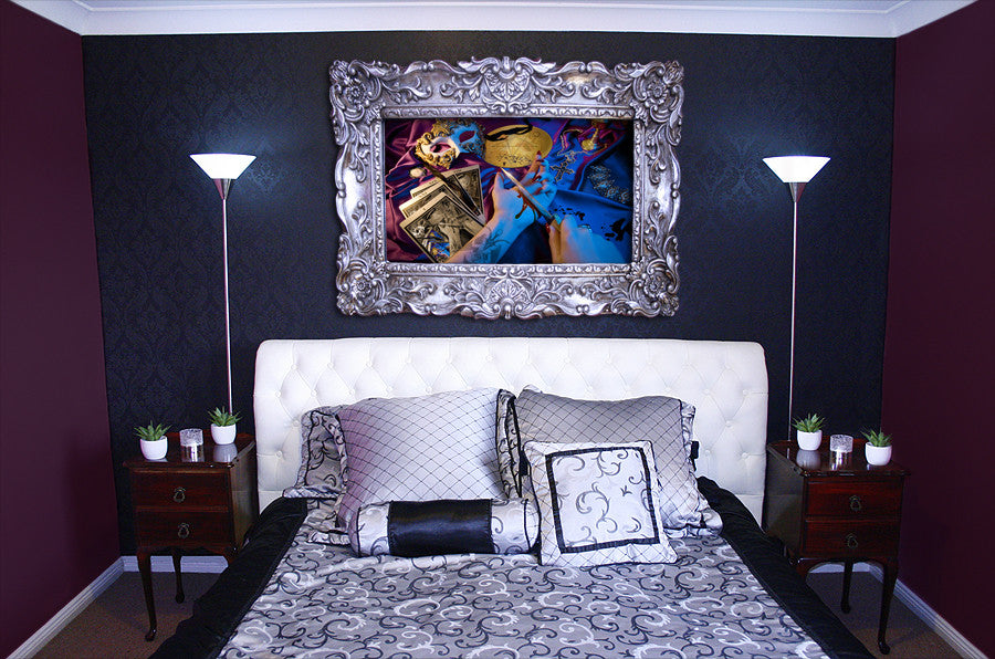 Blood For Baphomet Canvas - Avelina De Moray