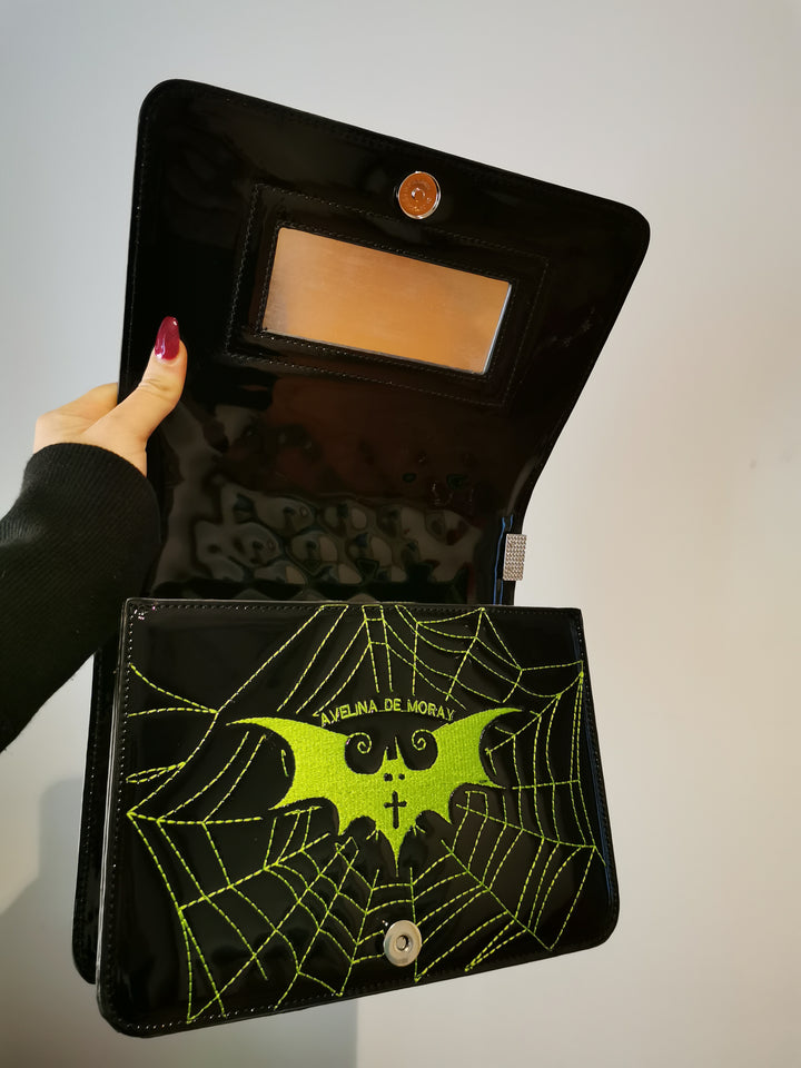 *BLEMISHED* The Little Devil Handbag GREEN - Avelina De Moray