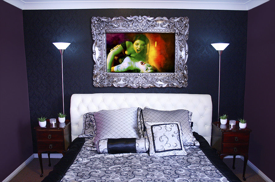 Love Death & What Lies Beneath Canvas - Avelina De Moray