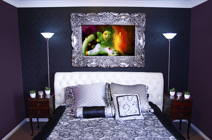 Love Death & What Lies Beneath Canvas - Avelina De Moray