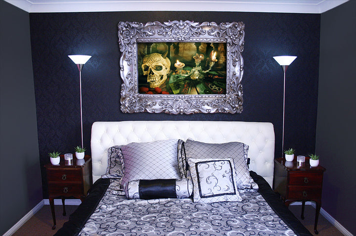 Sinners Flames Canvas - Avelina De Moray