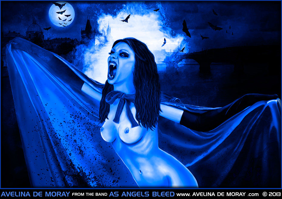 Dead Of The Night Canvas - Avelina De Moray